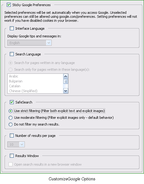 customizegoogle-safesearch