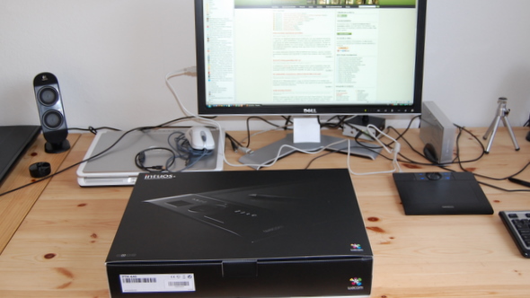Wacom Intuos4 A5 - kicsomagolás közben