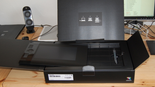 Wacom Intuos4 A5 - kibontás közben