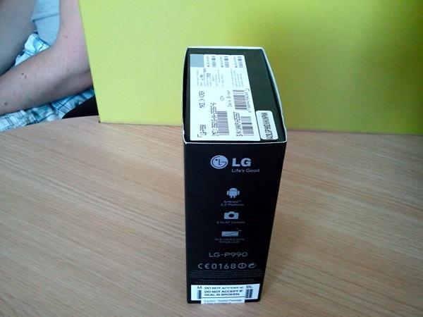 Lg optimus 2x elado felülről