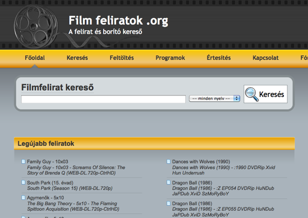 Filmfeliratok.org - film feliratok