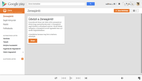Google play music zene 4