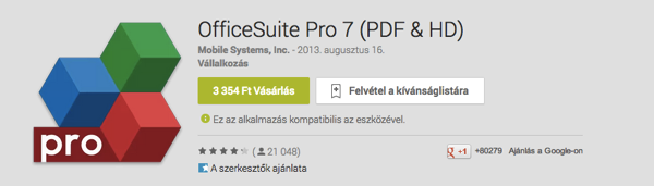 Officesuite pro 7 irodai programcsomag