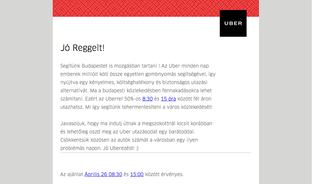 Uber - csak okosan