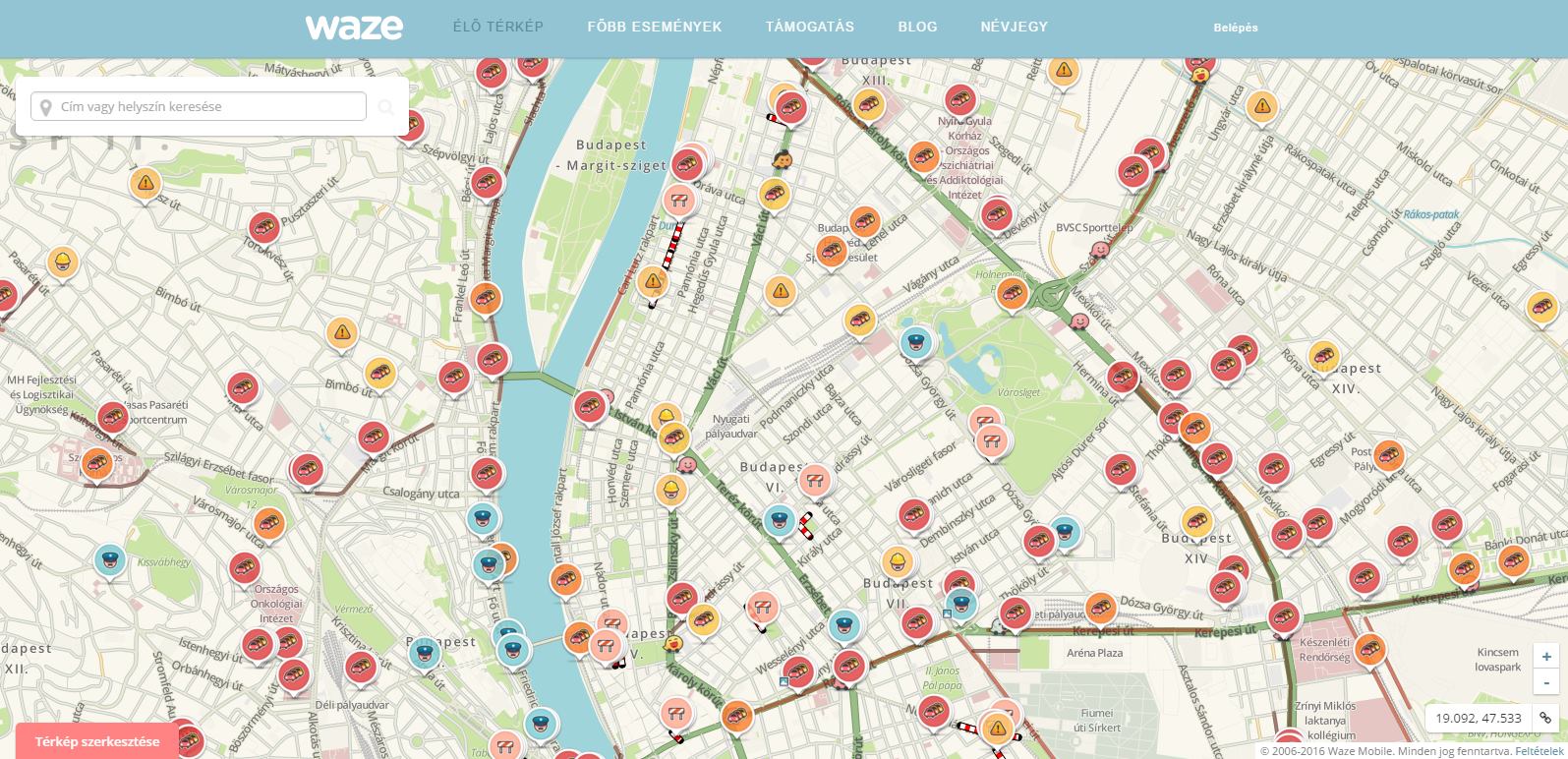 Waze - a legjobb naviapp