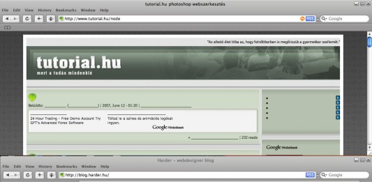 Safari 3 public beta teszt Safari 3 public beta teszt