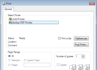 BullZip PDF nyomtató BullZip PDF nyomtató