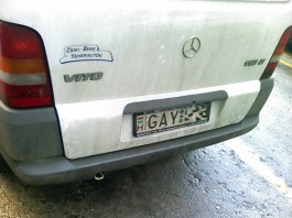 Érdekes rendszám Érdekes rendszám