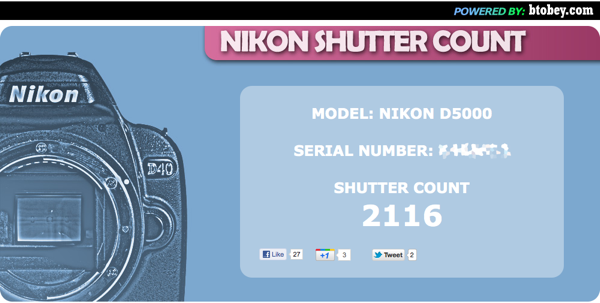 Nikon expo szám kiolvasása EXIF adatokból