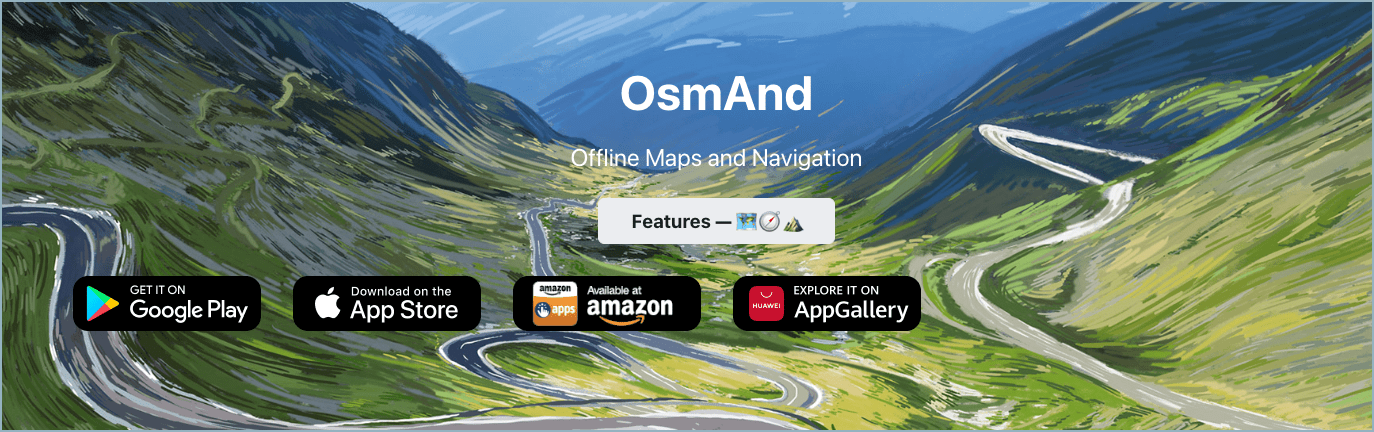 OsmAnd offline navigációs útvonaltervező