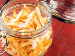 Narancshéj kandírozása házilag Narancshéj kandírozása házilag