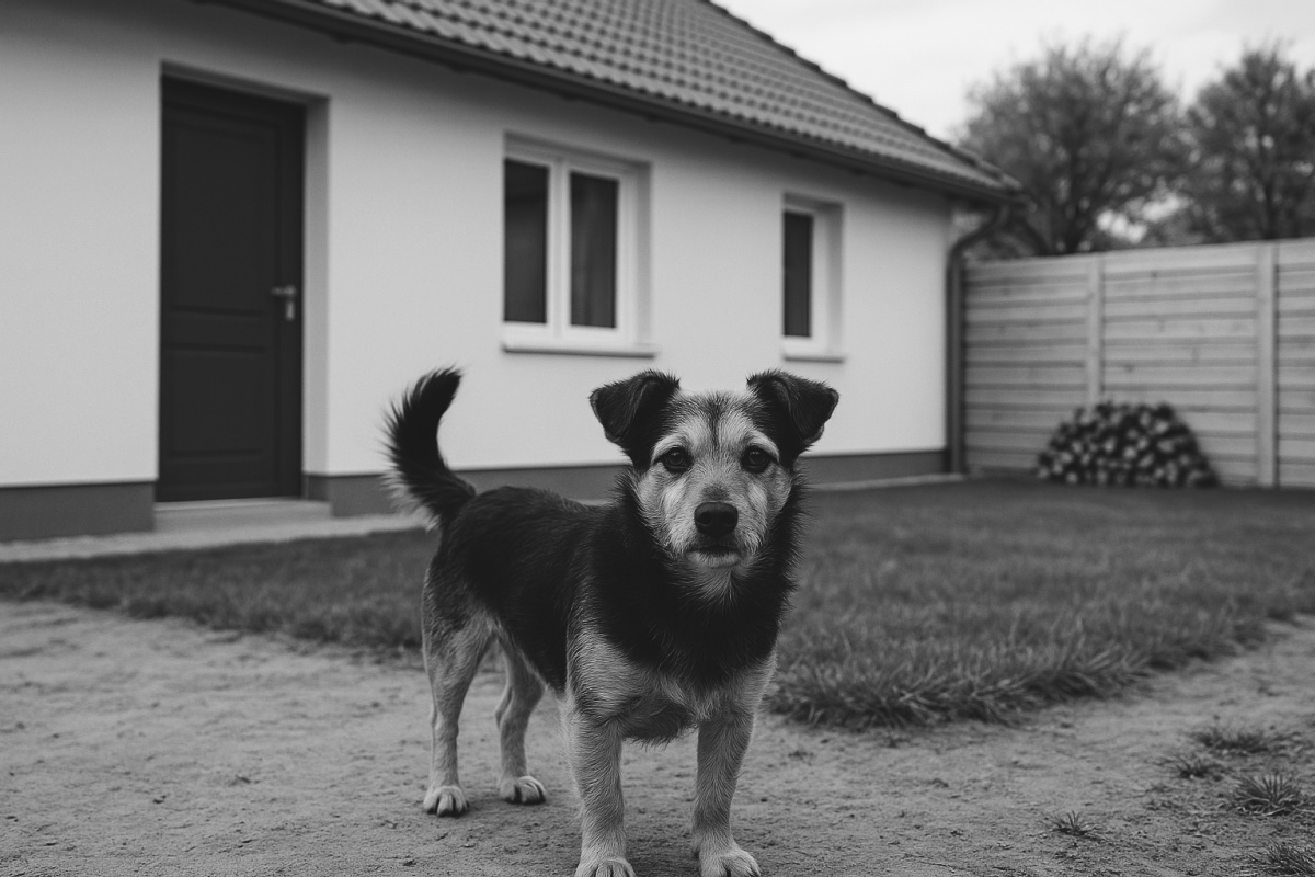 Bobby már gyógyultan a bolhanyál allergiát követően